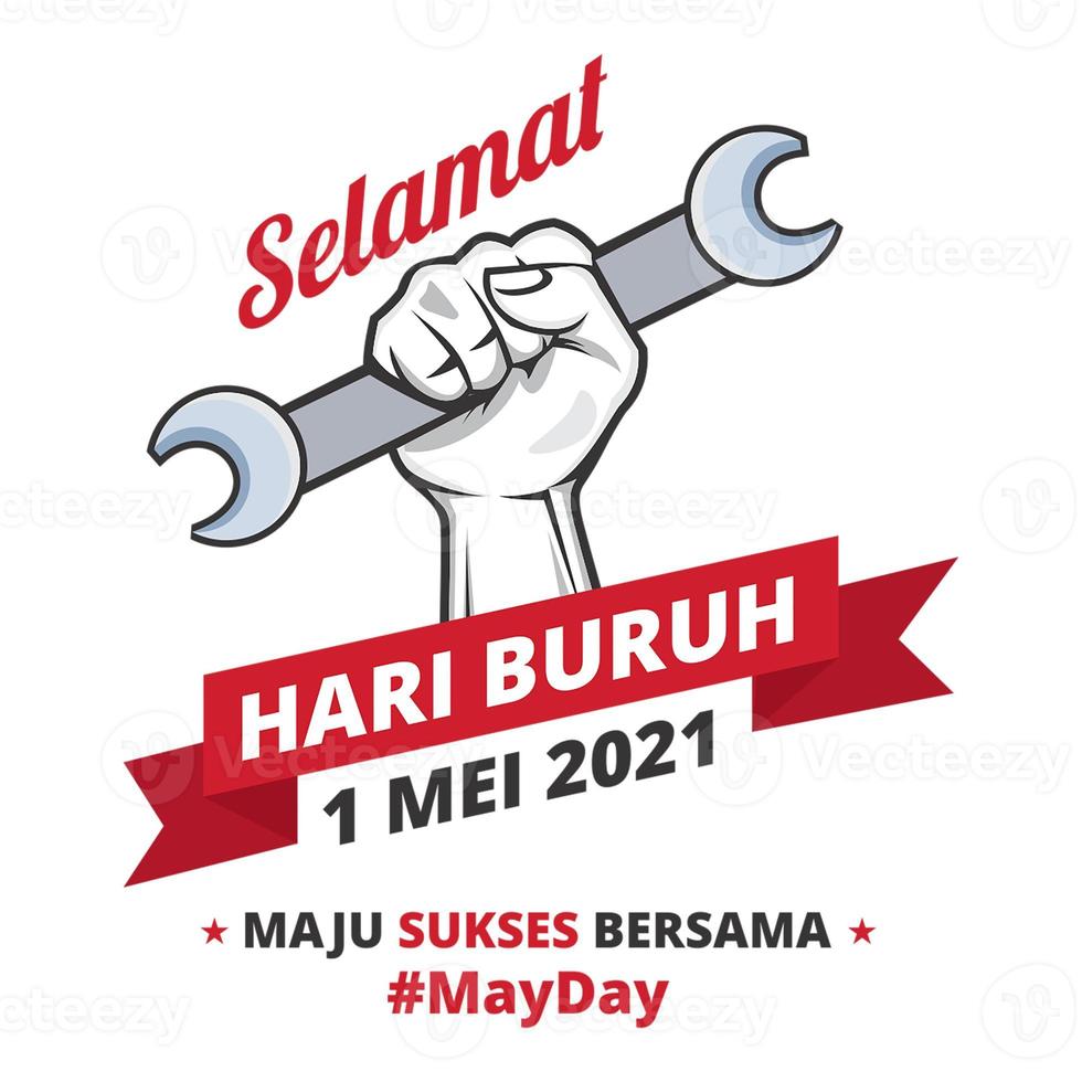 Happy Labor Day. 1st May International labour day Poster or Banner. photo