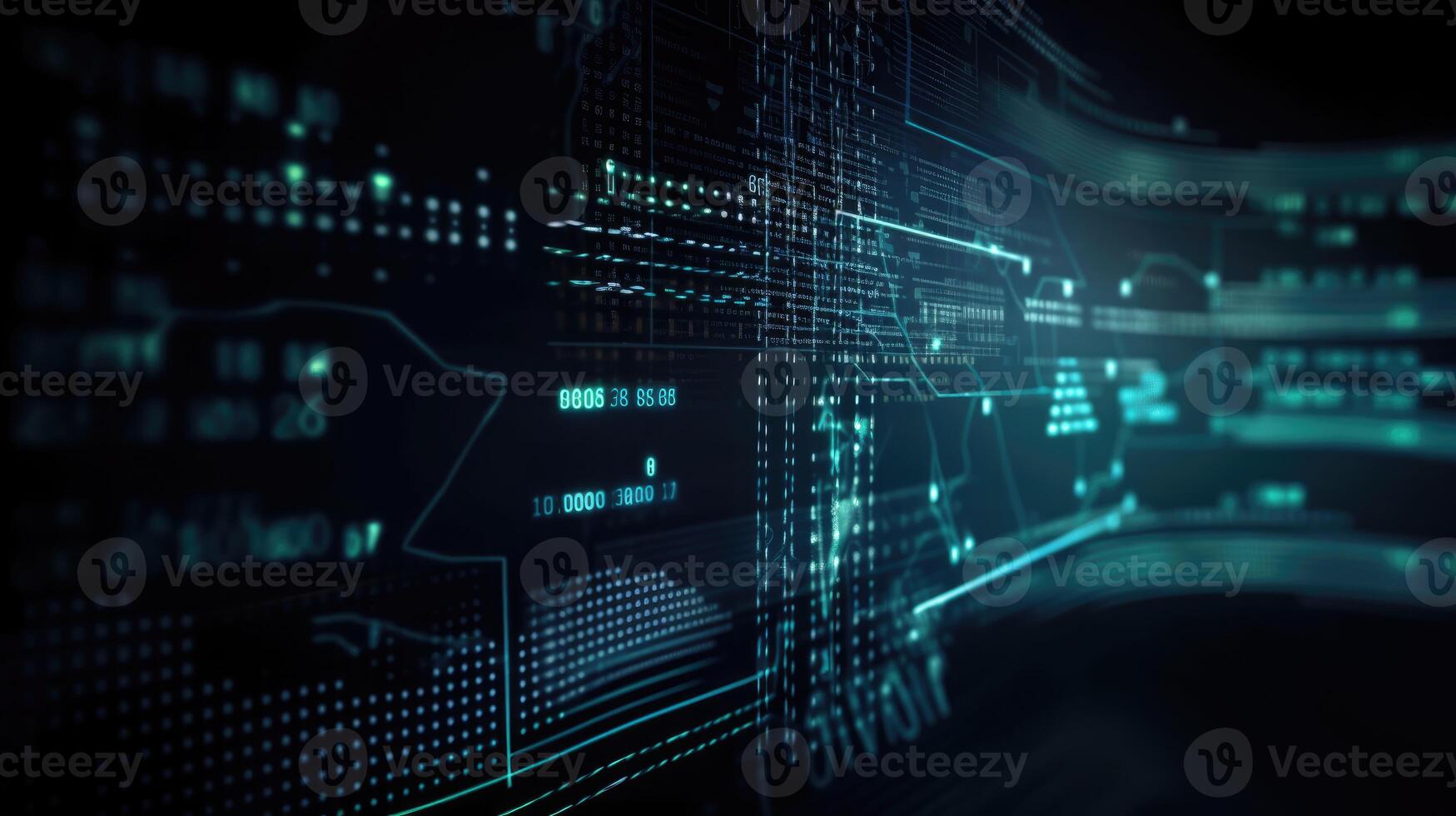 Programming code abstract technology background of software developer and Computer script. . photo