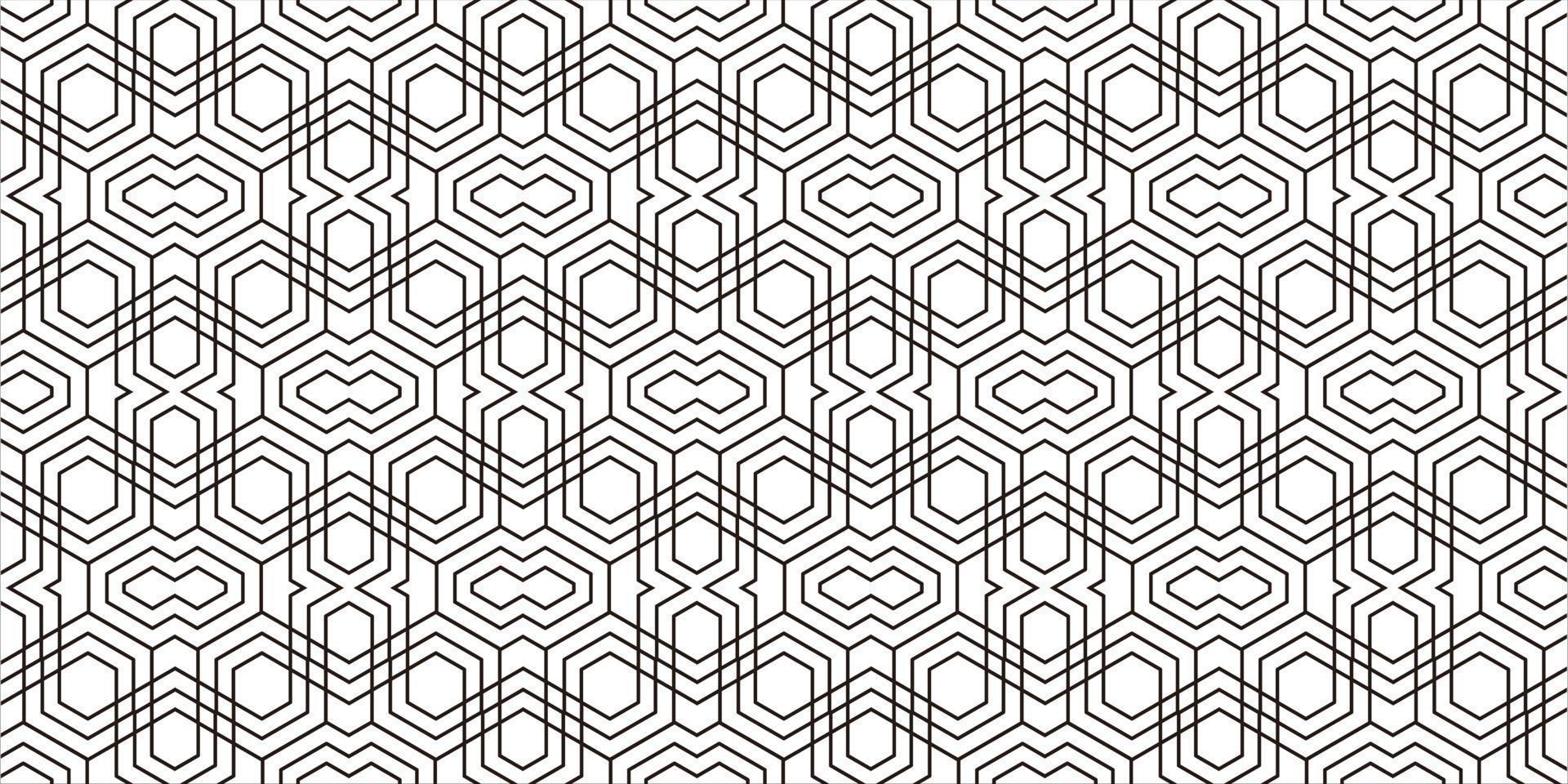 Geometric Line Pattern vector