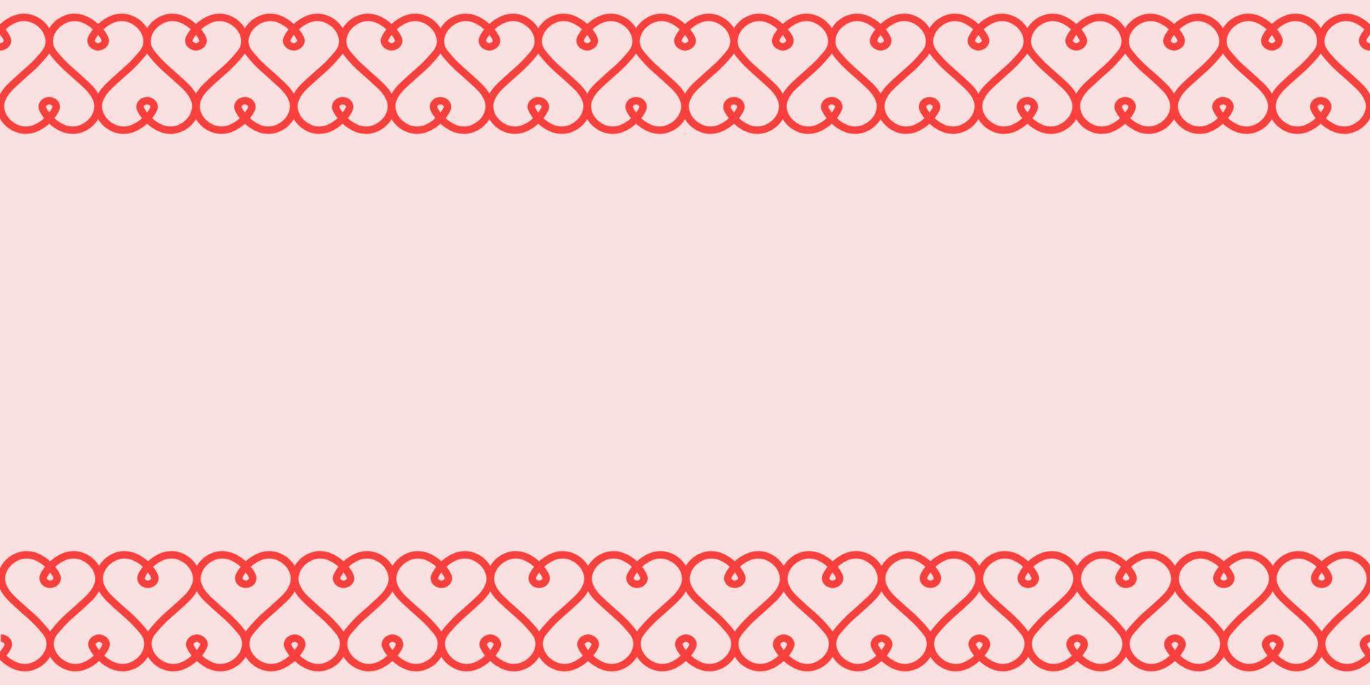 Valentines day greeting card template vector