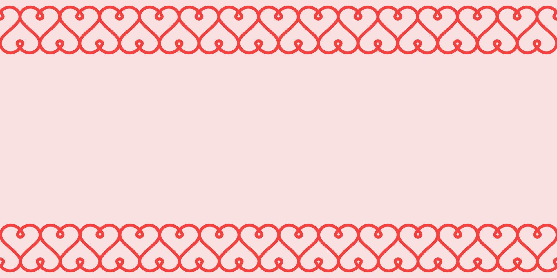 Valentines day greeting card template vector