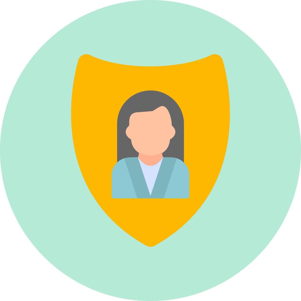 Protect Woman Vector Icon