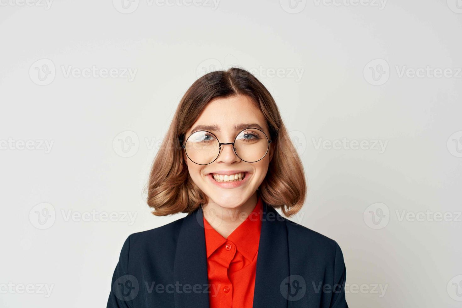 Business woman in manager suit office work secretary Professional photo