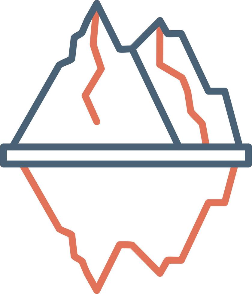 Iceberg vector icon