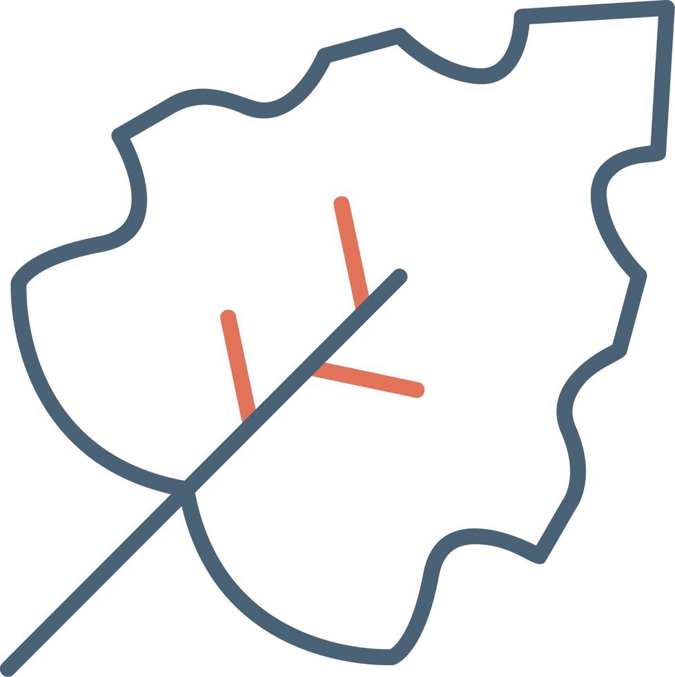Autumn leaf vector icon