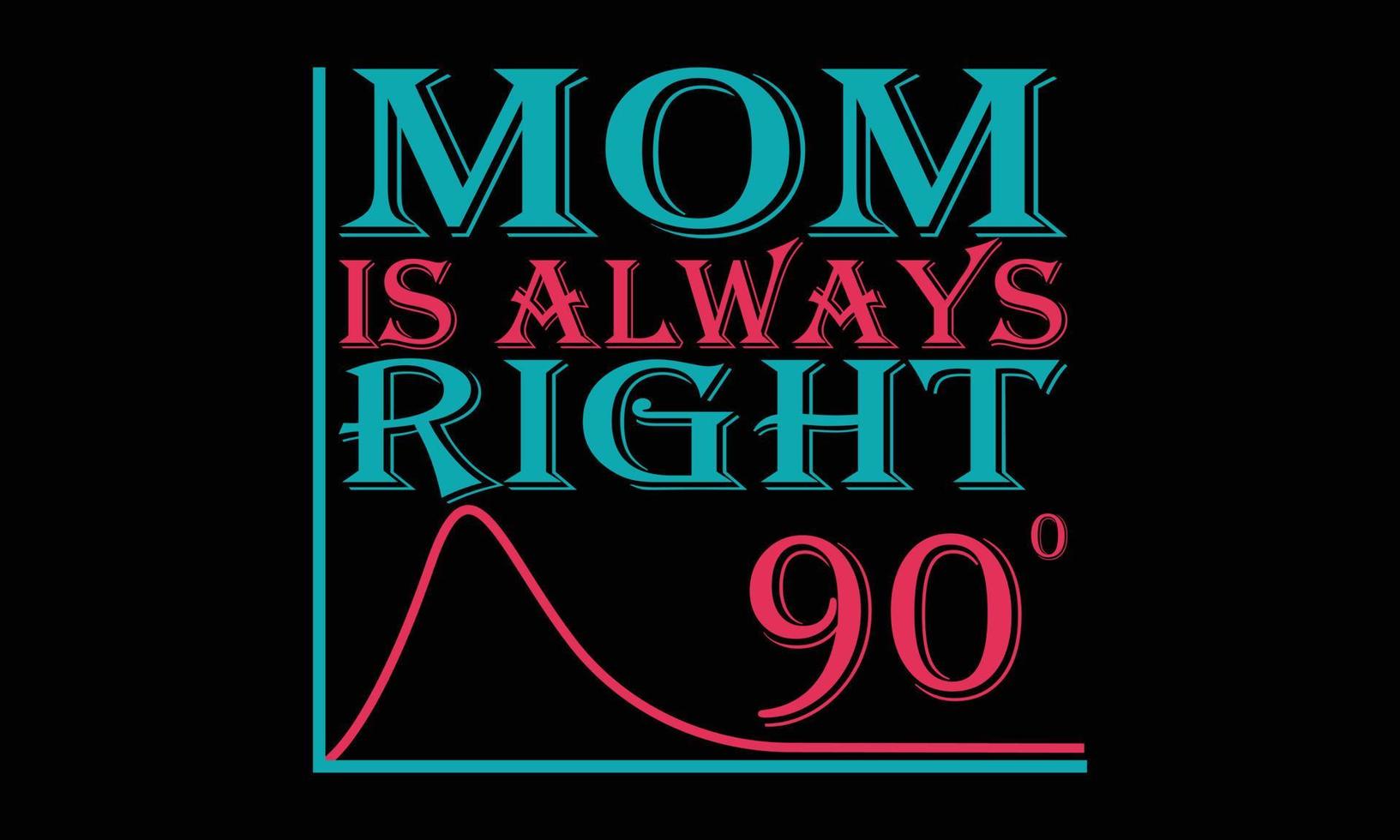 Happy Mothers day, Girls Mom, Retro Wavy SVG t-shirt Design. vector