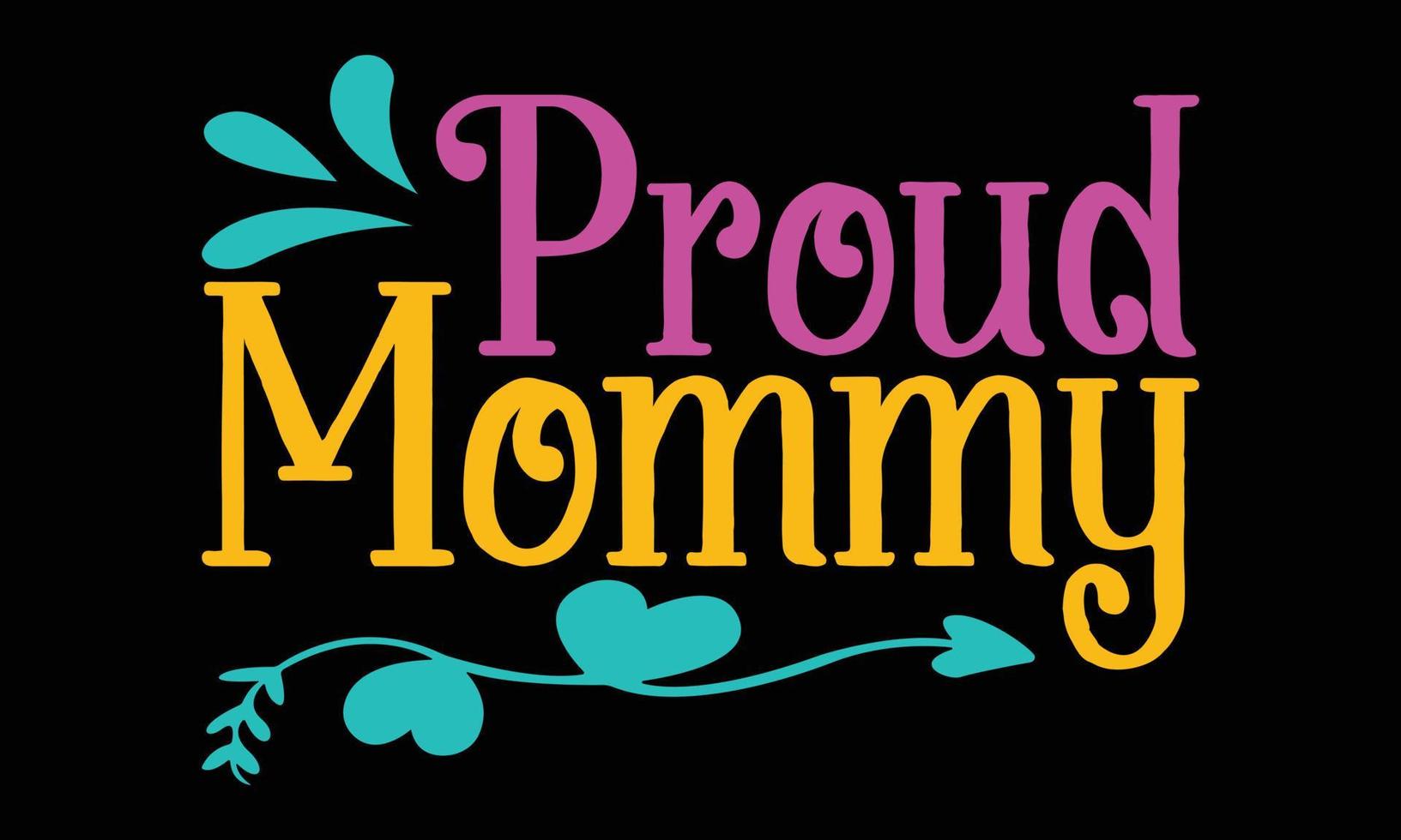 Happy Mothers day, Girls Mom, Retro Wavy SVG t-shirt Design. vector