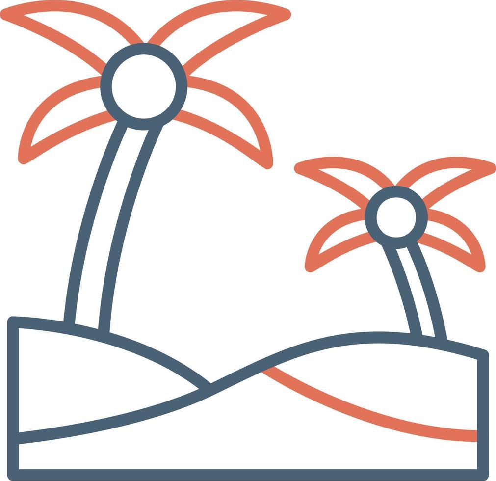 Oasis vector icon