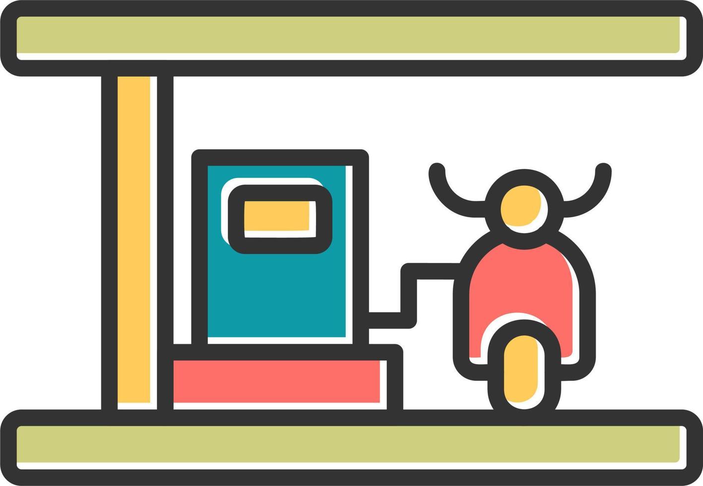 Gas Station vector icon