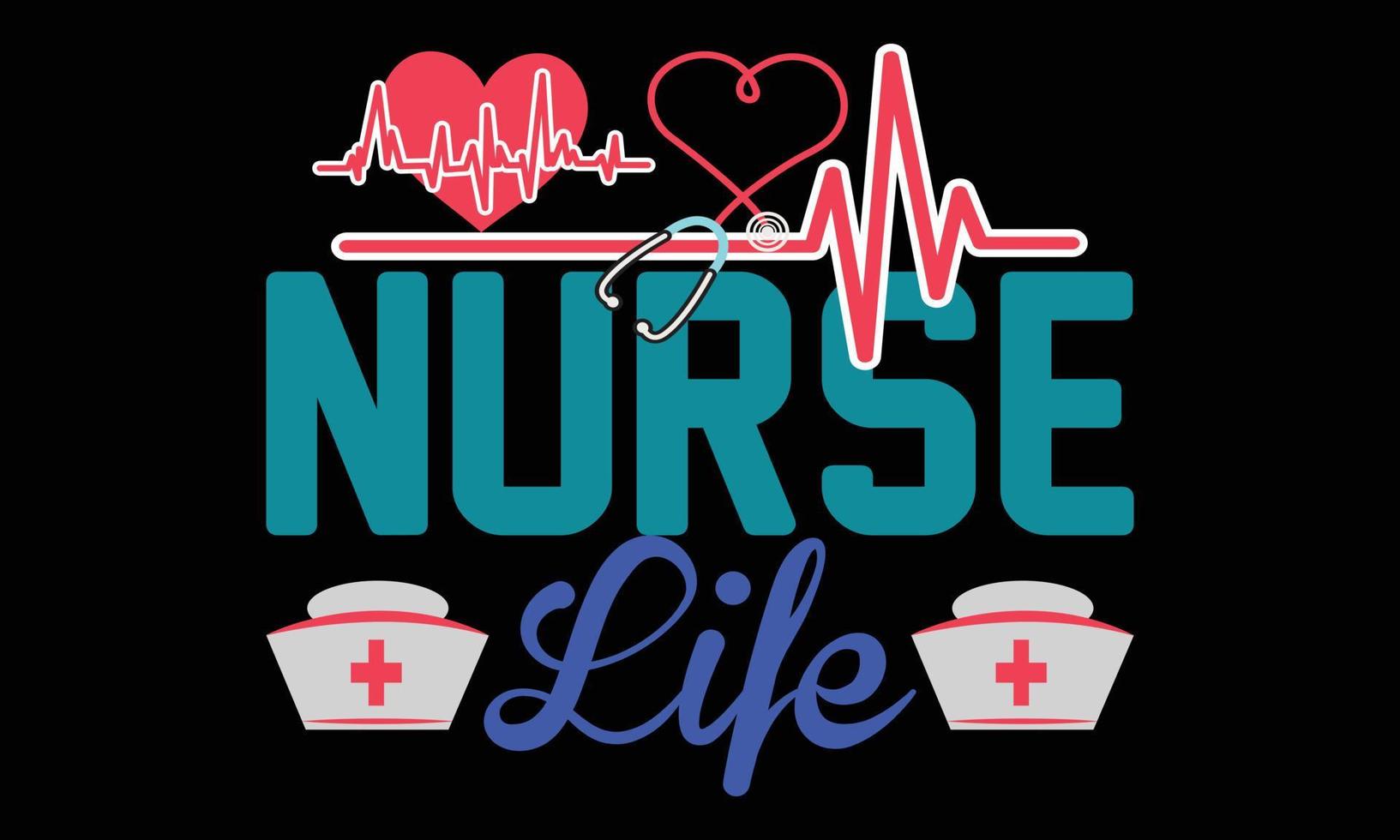 Happy  Nurse day,  Nurseing, Retro Wavy SVG t-shirt Design. Happy  Nurse Day T-shirt Design. vector