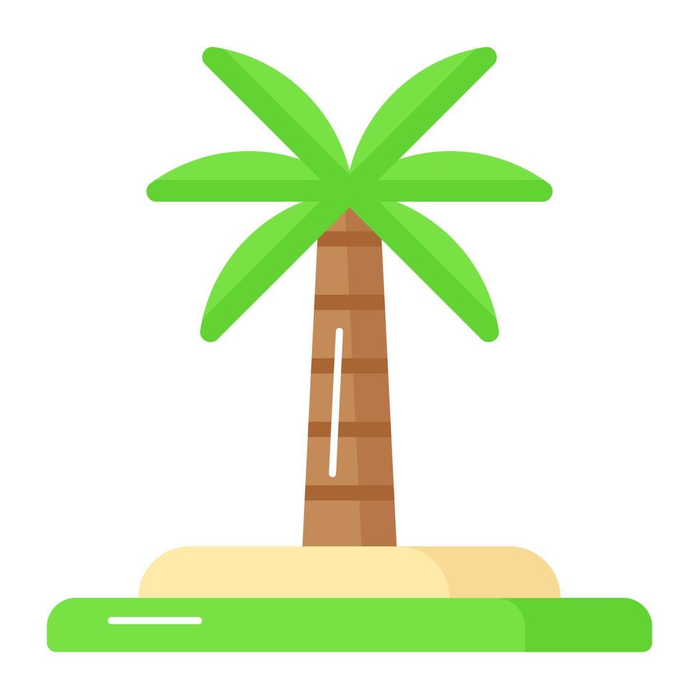 an amazing vector design of palm tree in modern and trendy style