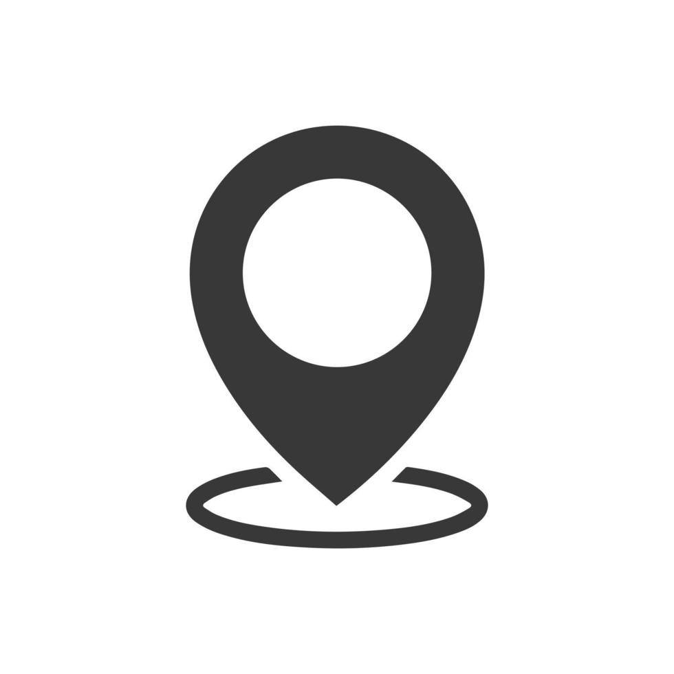 Geo location pin icon vector image