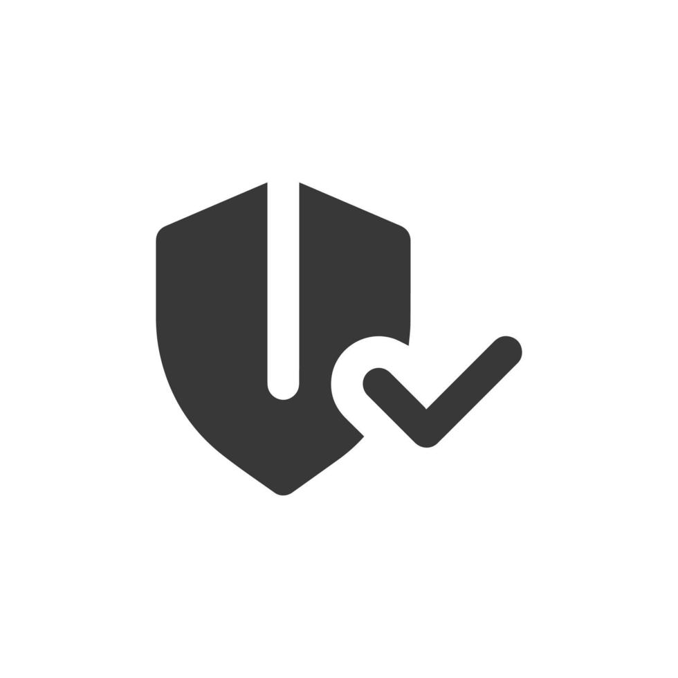 Everything is secured black vector image