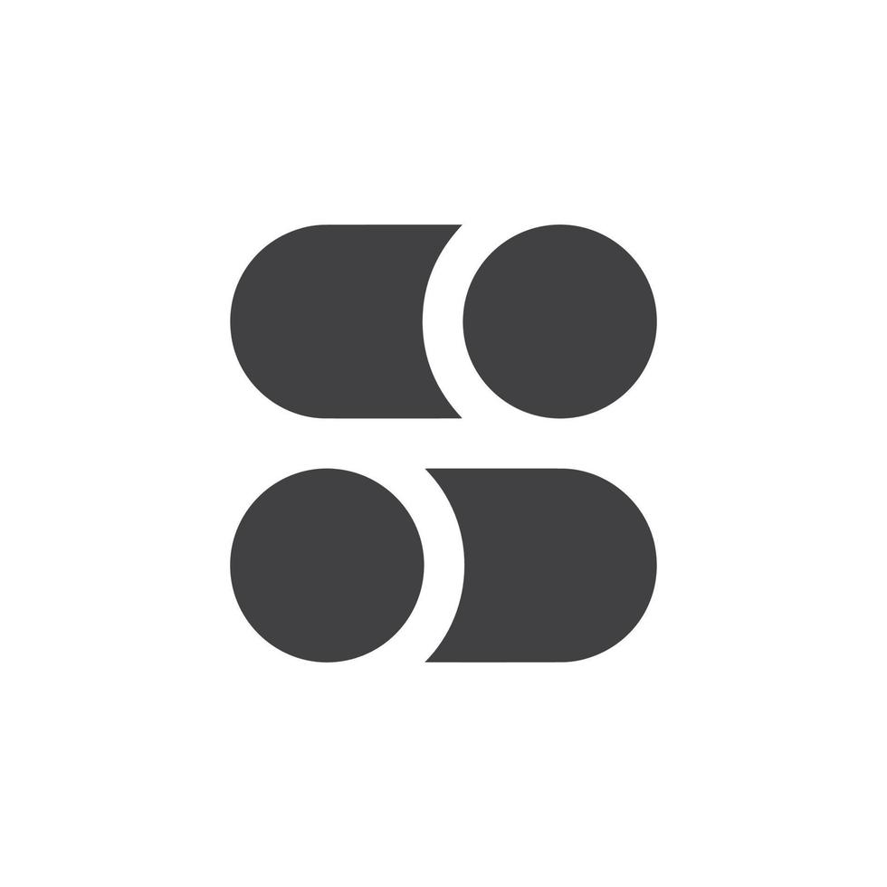 Switch on and off buttons black vector image