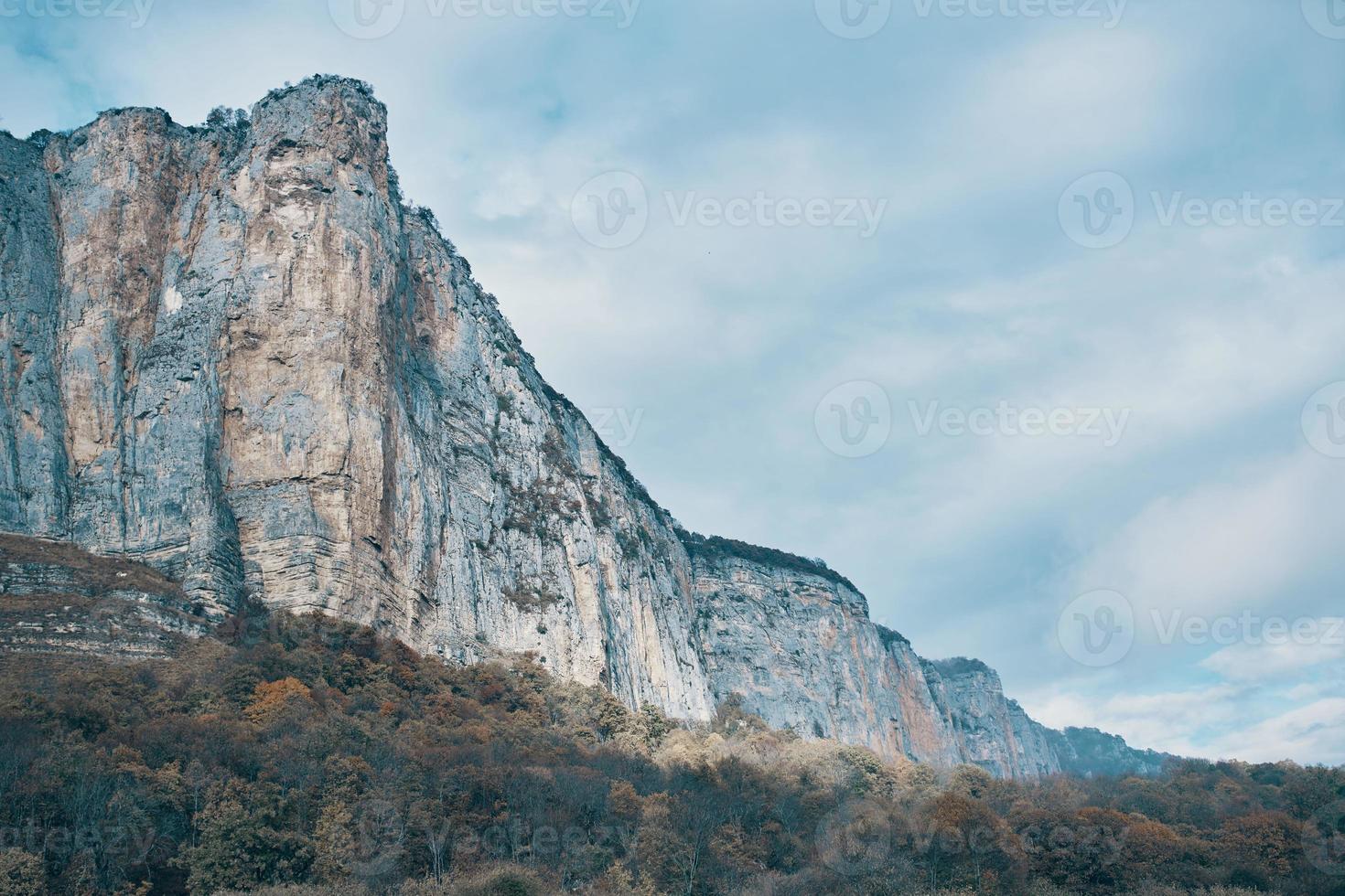 high mountains landscape autumn grass sky clouds fresh air photo