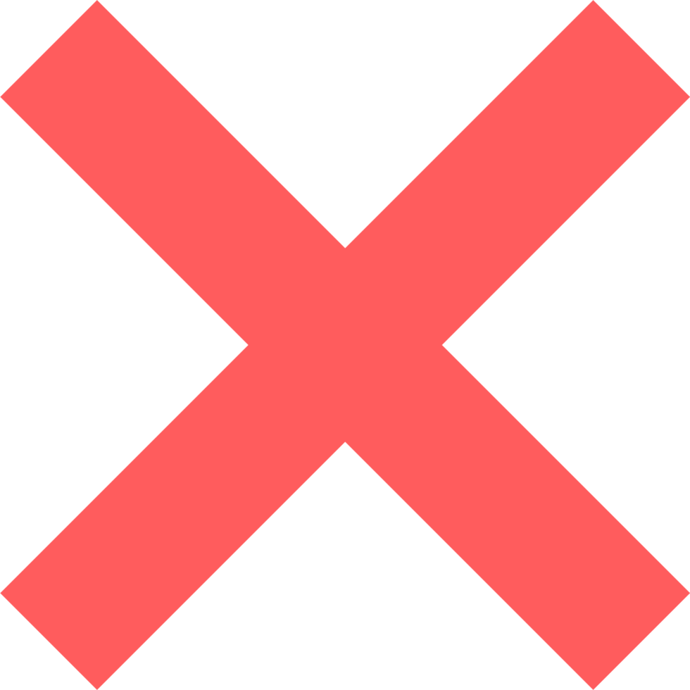 red x mark clip art