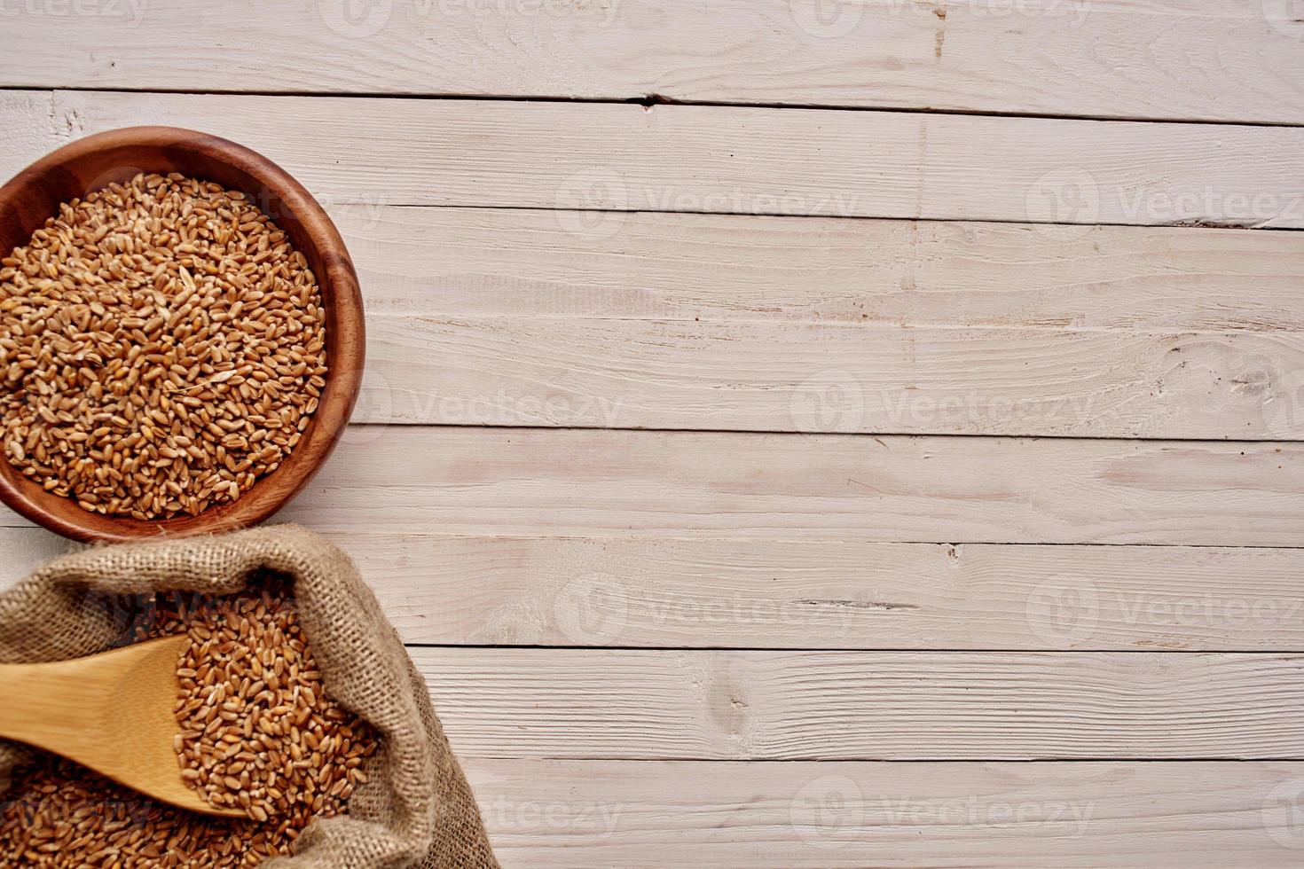 cereals in a bag healthy breakfast close-up photo