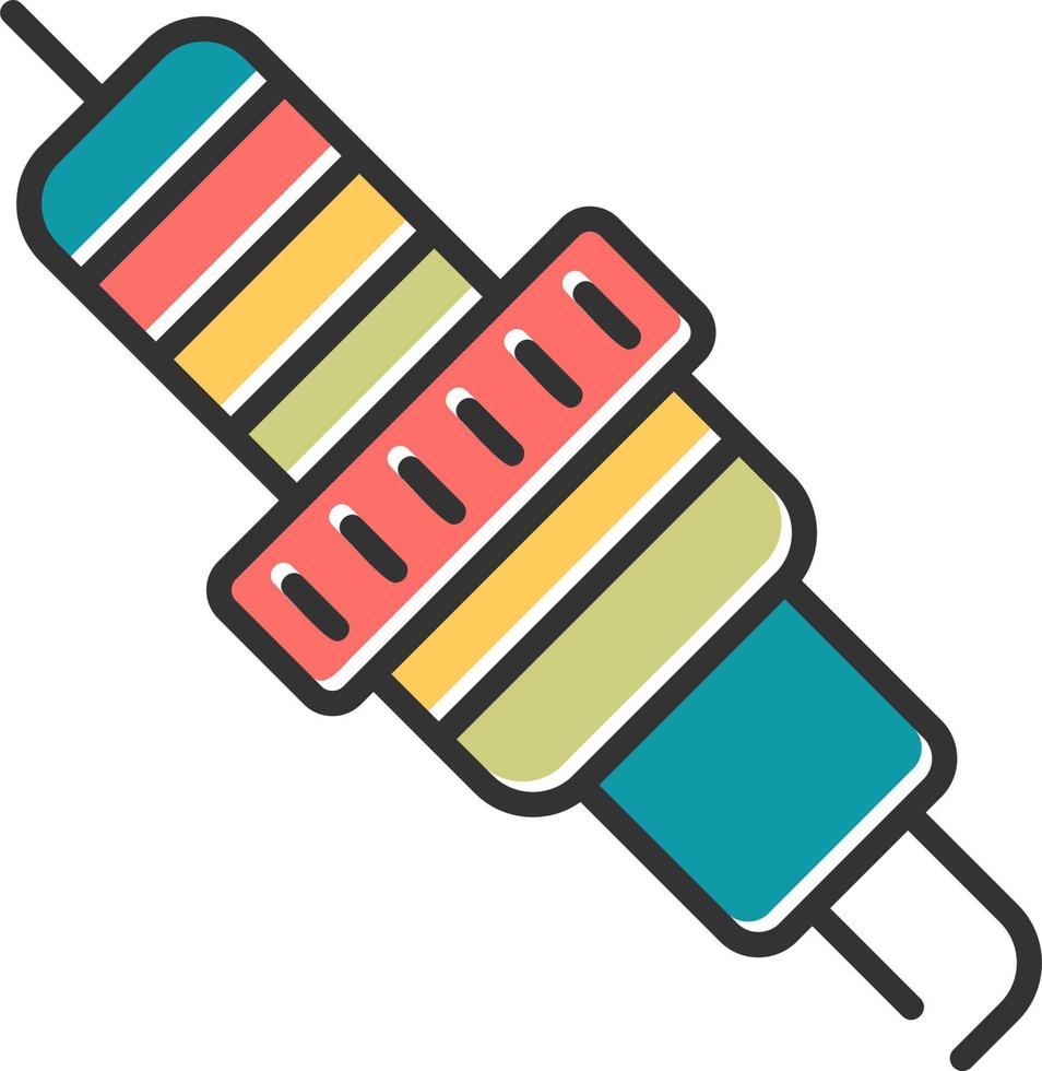 Spark Plug vector icon