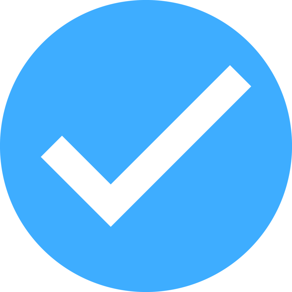 Blue Tick PNGs for Free Download