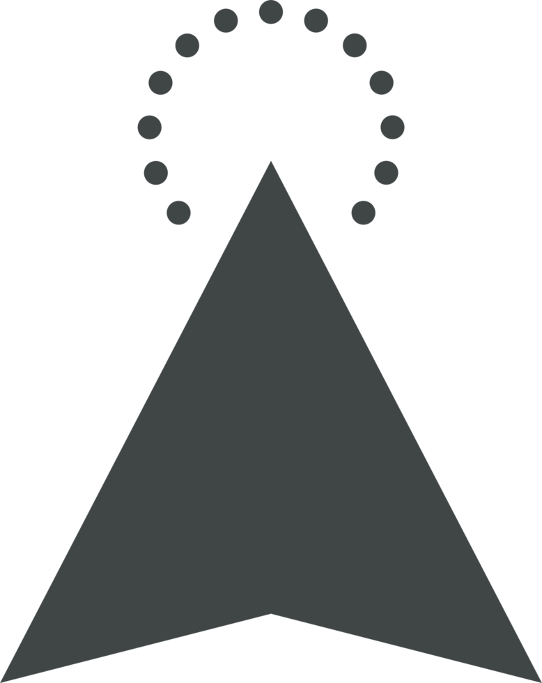 Pointer click sign and symbol png