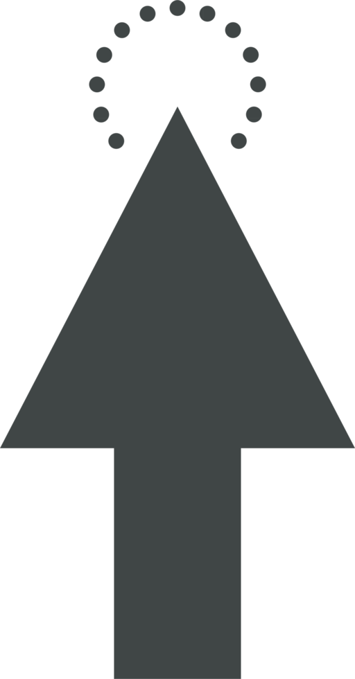 Pointer click sign and symbol png