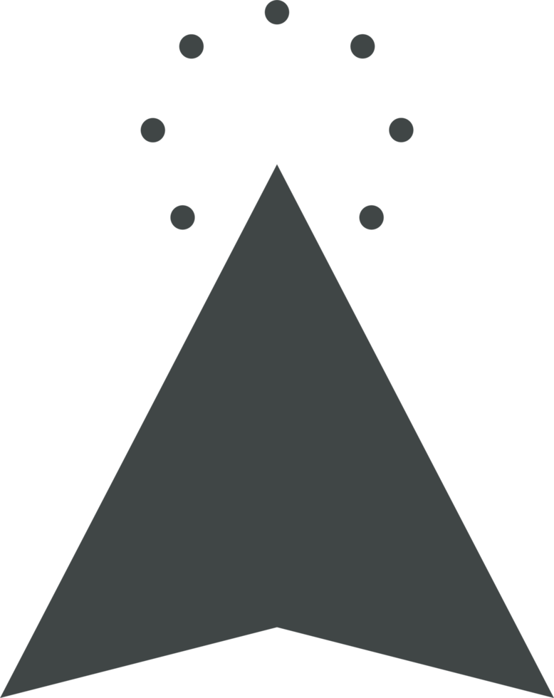 Pointer click sign and symbol png
