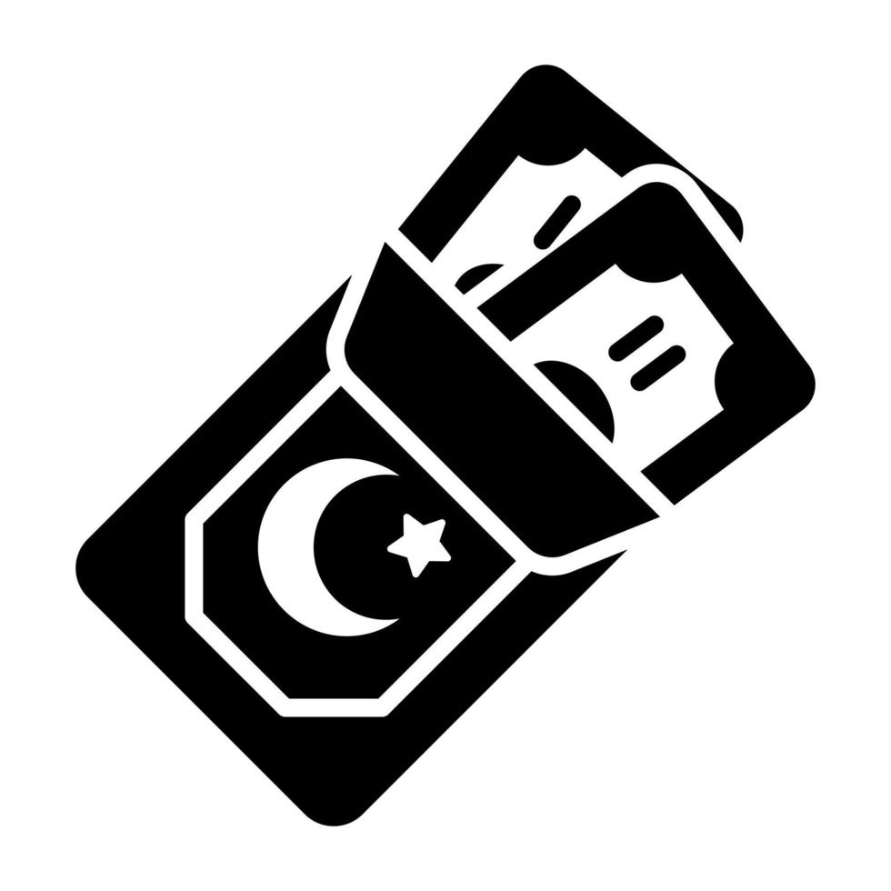 Download this premium icon of eid gift in trendy style, easy to use vector