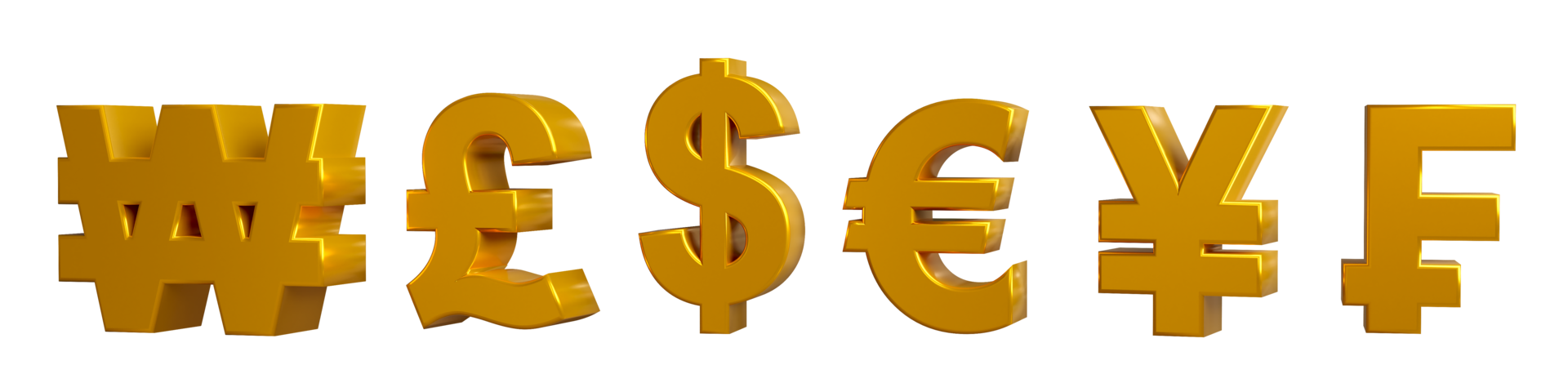 Background of different currencies. value of the dollar, pound sterling, euro, korean won, Chinese yuan and swiss franc. png