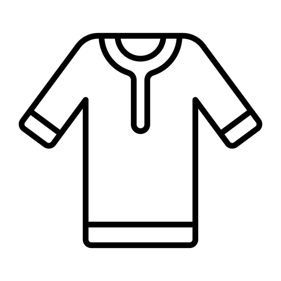 Creatively designed vector of tunic in modern style, trendy icon of cultural clothes