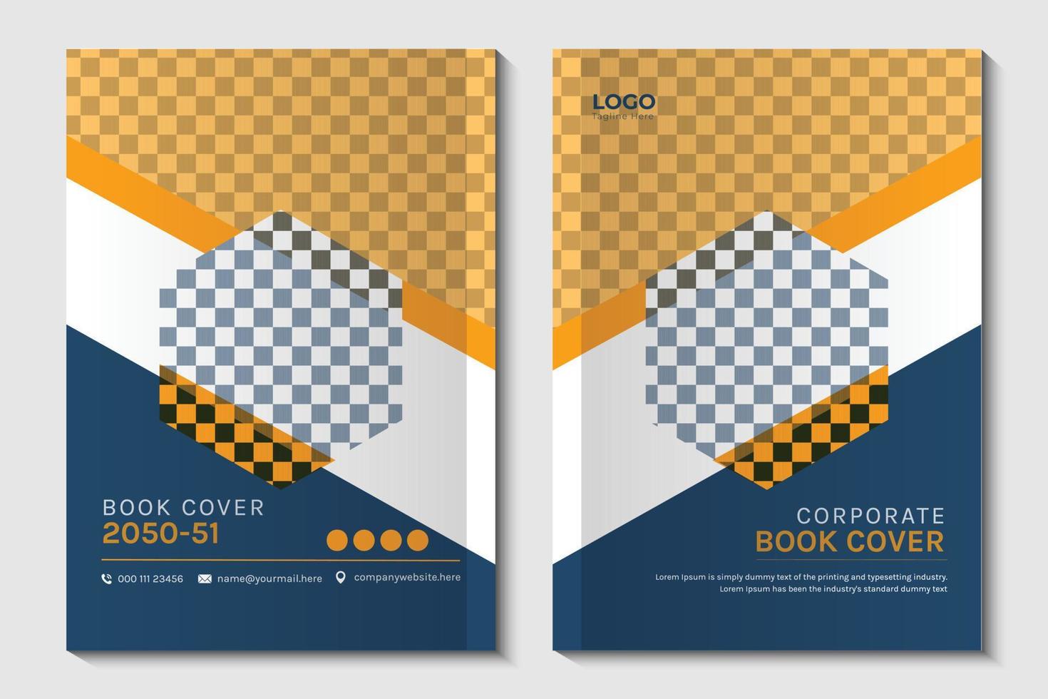 libro cubrir diseño, negocio libro cubrir diseño, corporativo anual reporte modelo vector