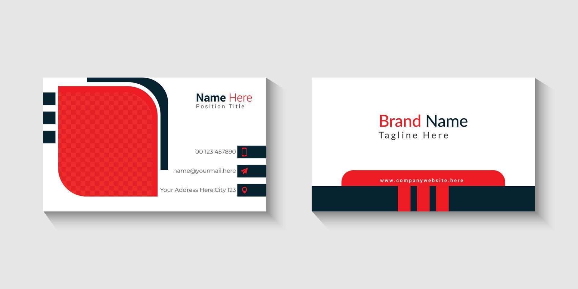 Business card, Visiting card template, Creative and elegant company business card vector