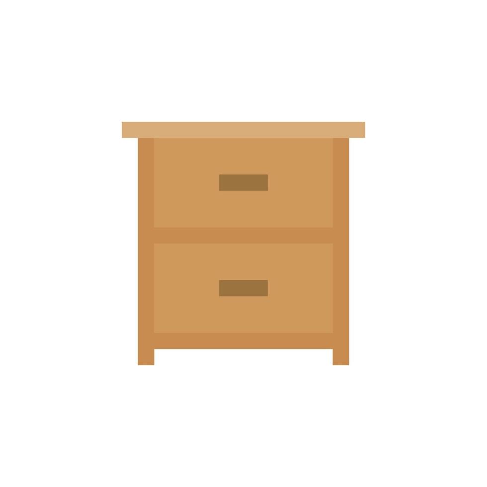 drawer icon for furniture or household equipment company that can be used on brochures, catalogs, web, pattern element, etc. vector