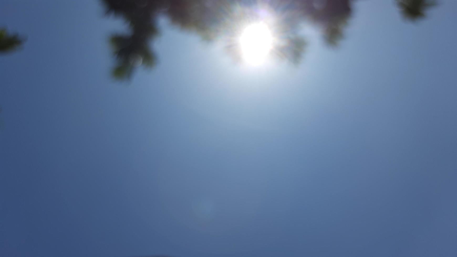 Blurred background view of clear sky during the day photo