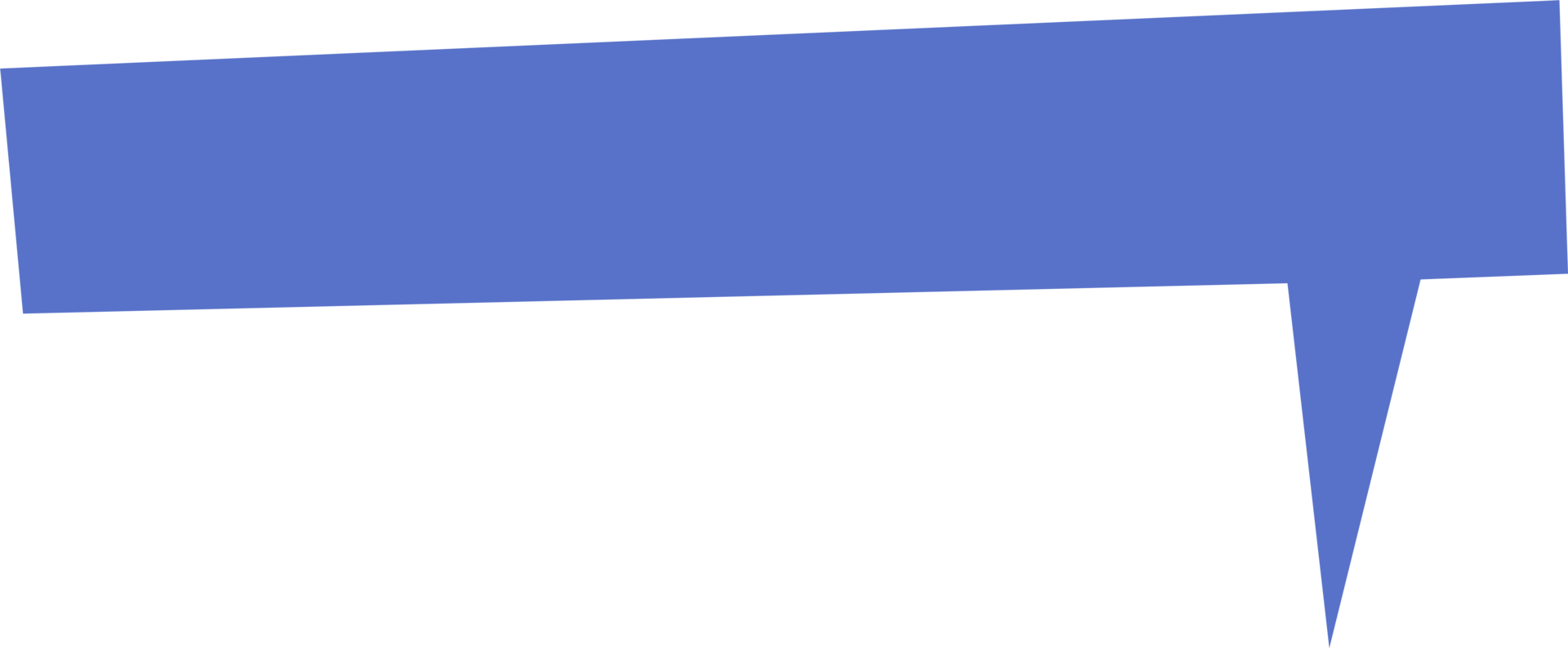 Speech bubble in flat style png