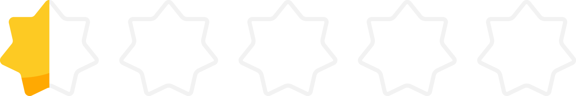 Star rating review with gold stars clip art png