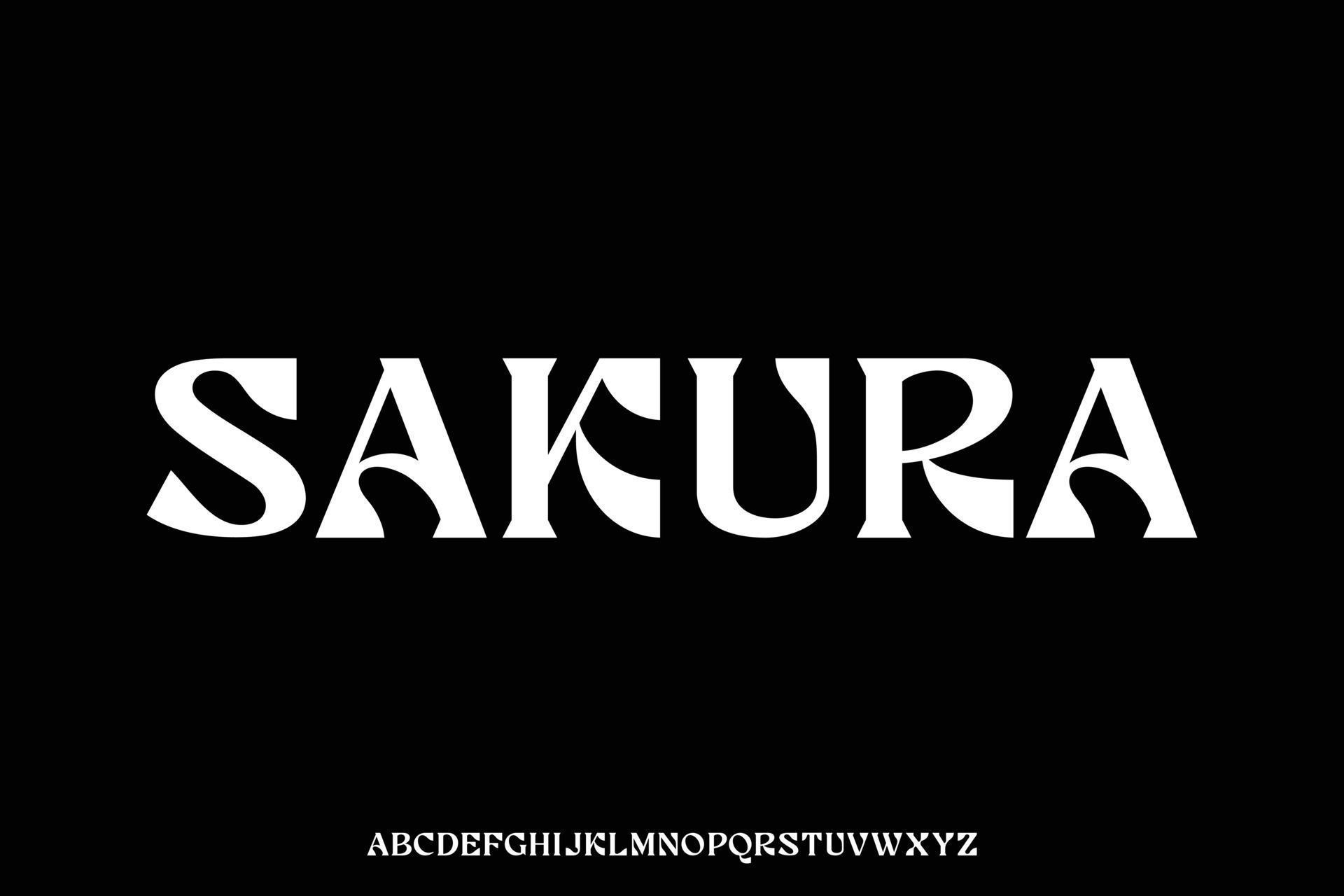 Unique decorative display font vector 22076734 Vector Art at Vecteezy