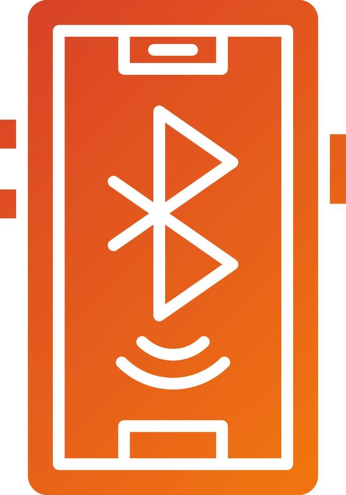 Bluetooth Connect Icon Style vector