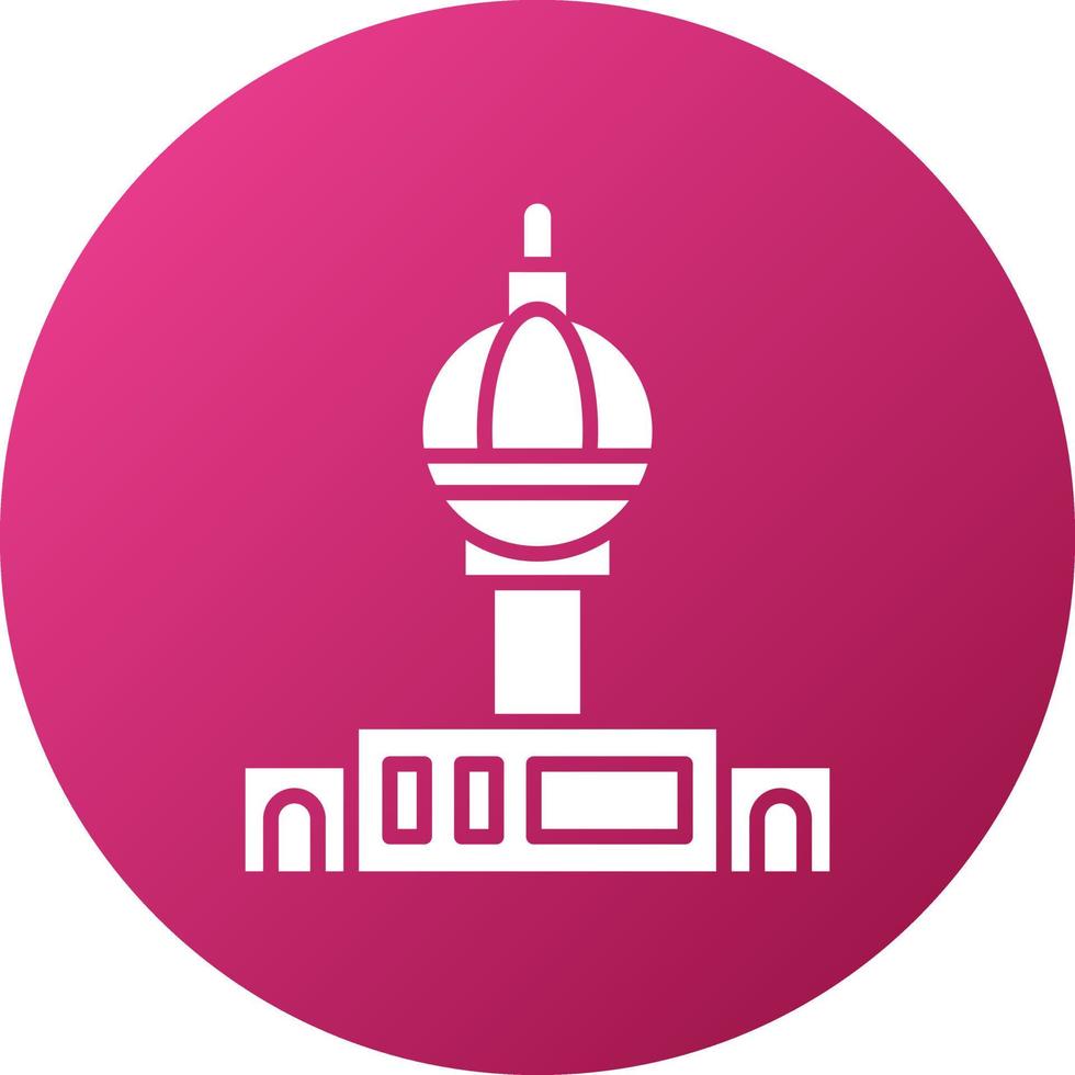 Fernsehturm Berlin Icon Style vector