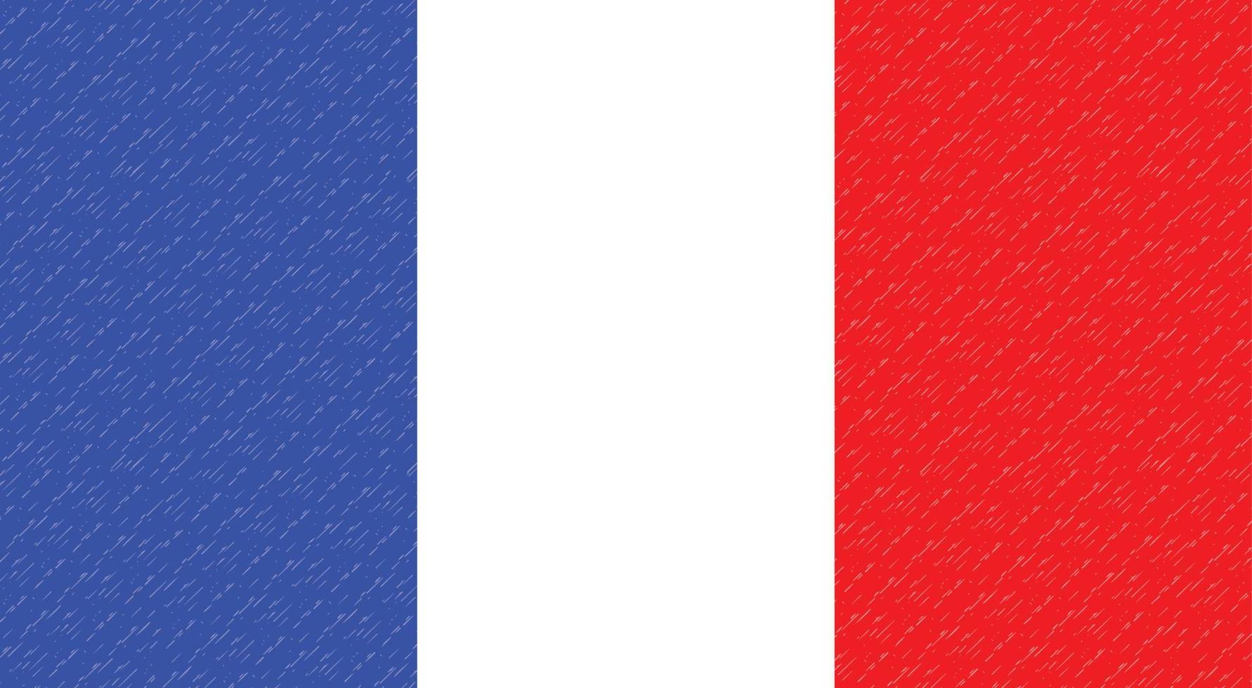 bandera Francia icono vector