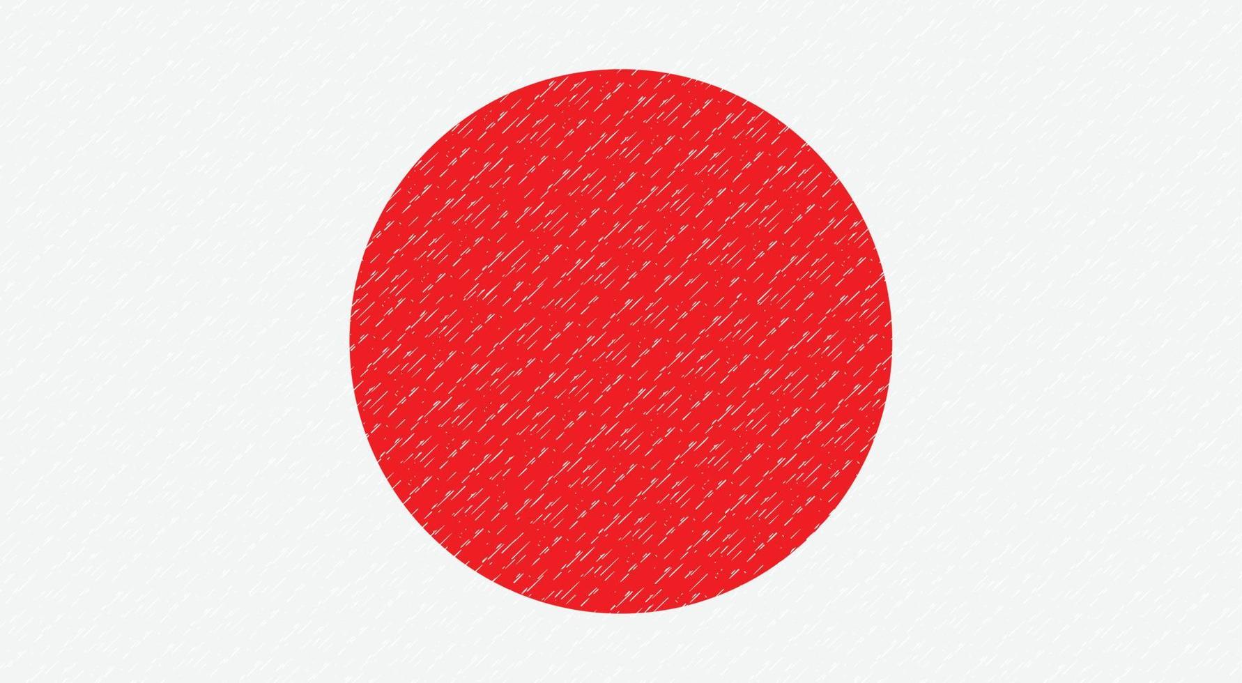 Flag japan icon vector