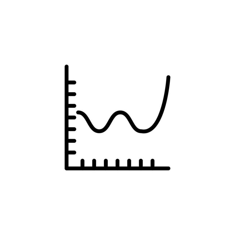 Diagram of Development Isolated Line Icon. Editable stroke. It can be used for websites, stores, banners, fliers. vector