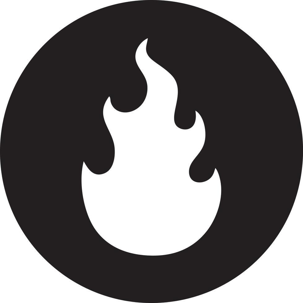 Fire hot icon symbol image vector. Illustration of the danger fire burn image design. EPS 10 vector