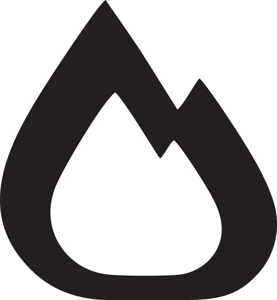 Fire hot icon symbol image vector. Illustration of the danger fire burn image design. EPS 10 vector