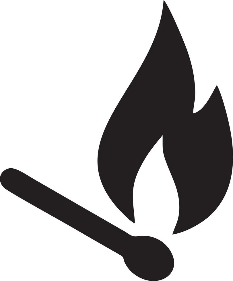 Fire hot icon symbol image vector. Illustration of the danger fire burn image design. EPS 10 vector