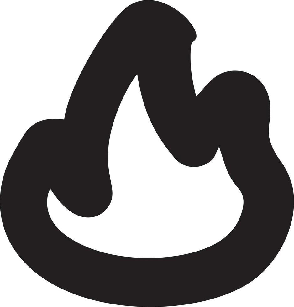 Fire hot icon symbol image vector. Illustration of the danger fire burn image design. EPS 10 vector