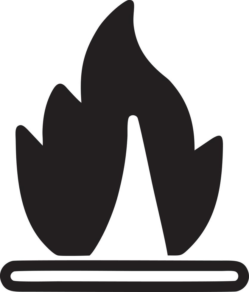 Fire hot icon symbol image vector. Illustration of the danger fire burn image design. EPS 10 vector