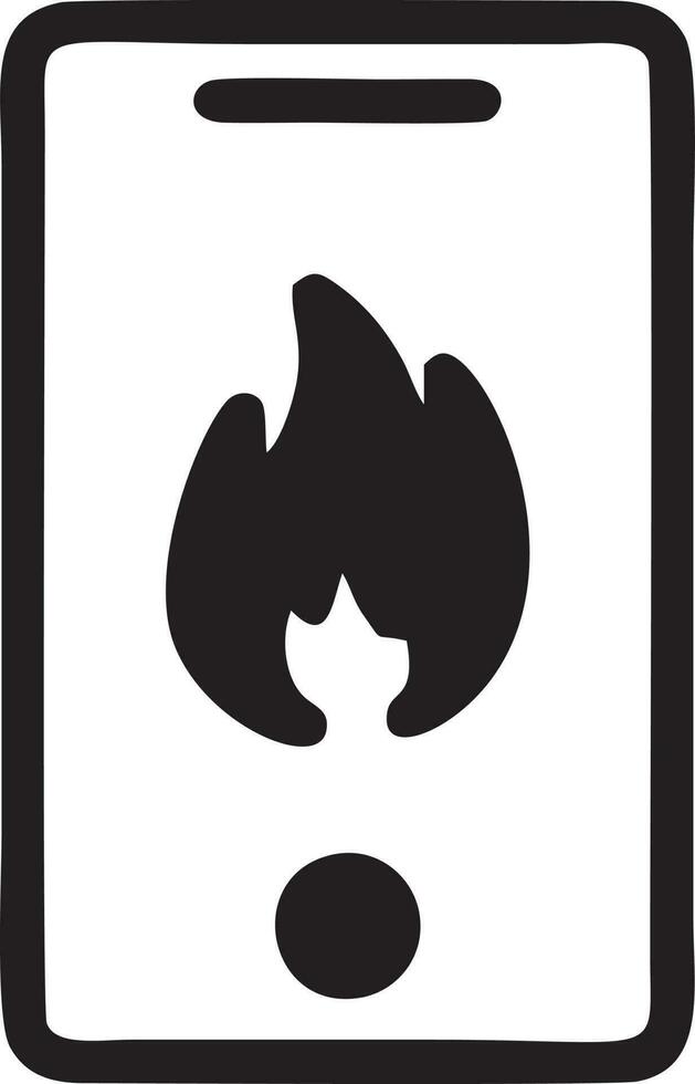 Fire hot icon symbol image vector. Illustration of the danger fire burn image design. EPS 10 vector