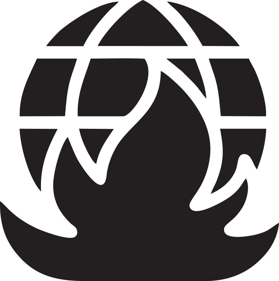 Fire hot icon symbol image vector. Illustration of the danger fire burn image design. EPS 10 vector