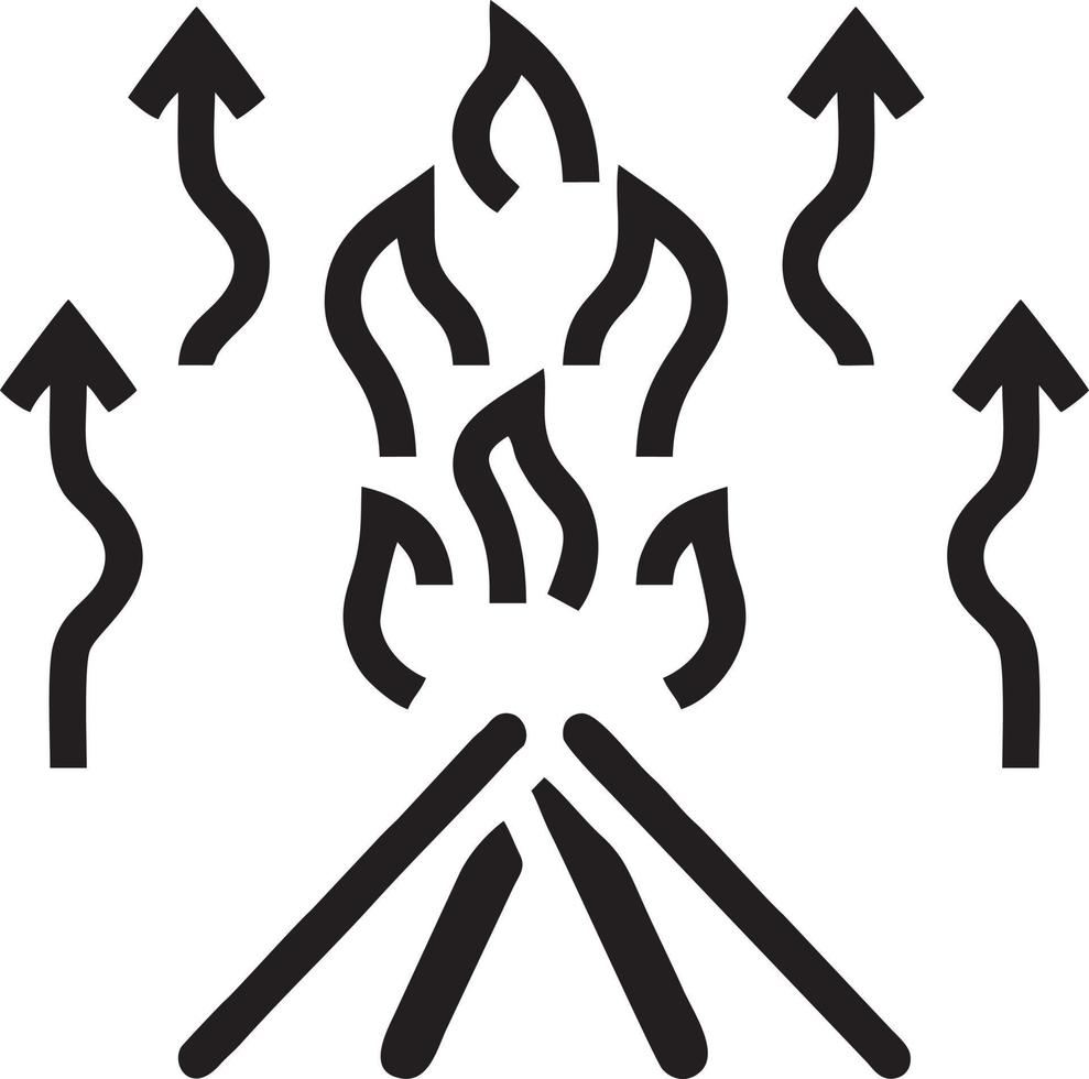 Fire hot icon symbol image vector. Illustration of the danger fire burn image design. EPS 10 vector