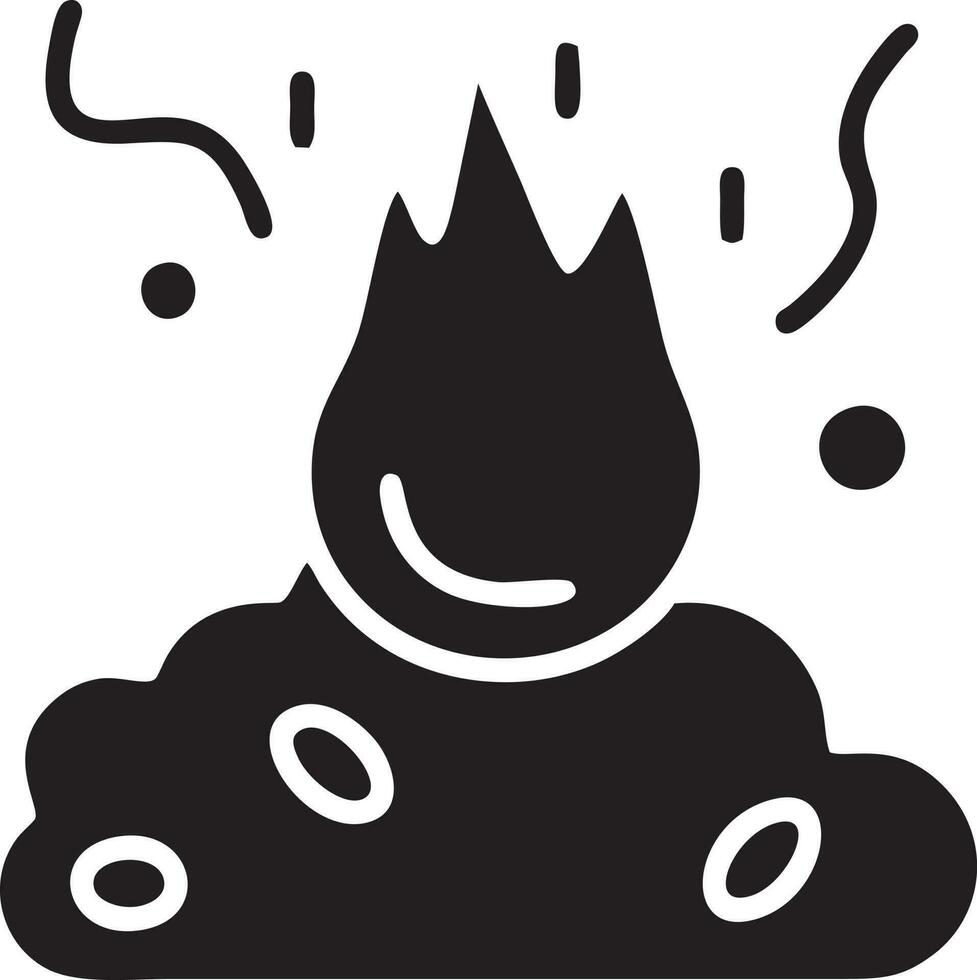 Fire hot icon symbol image vector. Illustration of the danger fire burn image design. EPS 10 vector